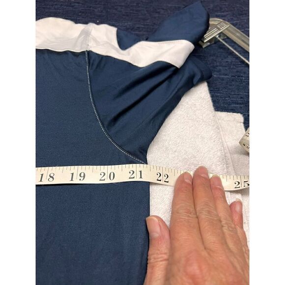 🔥5/20🔥 Team 365 Polo Tee Sz M Navy/White NWOT - Picture 4 of 6
